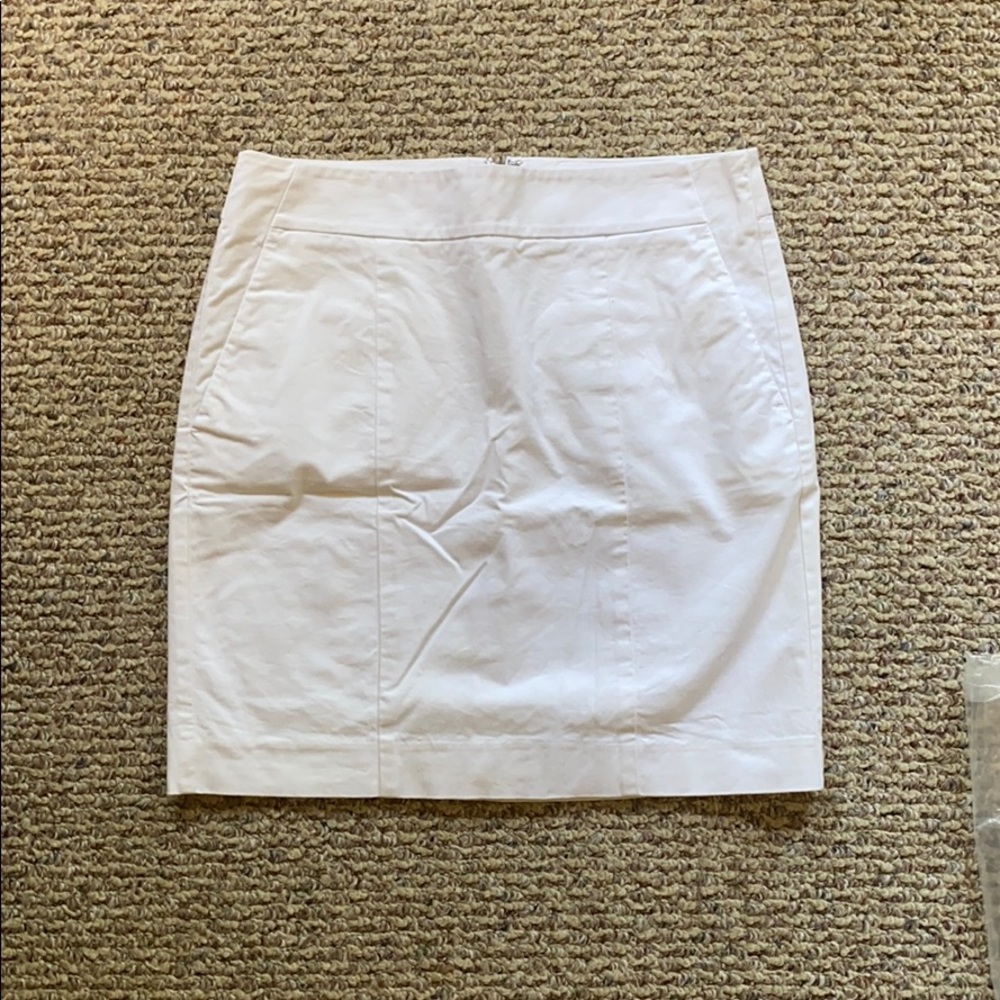 Ann taylor white skirt
